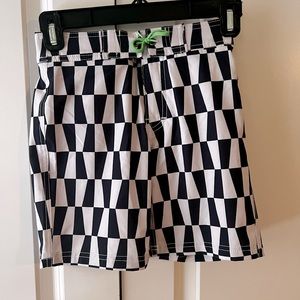 NWT Boys Crewcuts blue and white swimming trunks